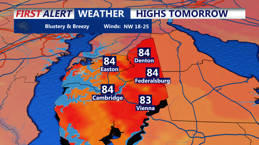 HIGHS TOMORROW - CAMBRIDGE