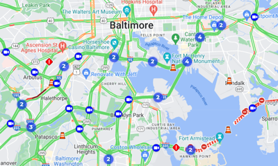 Real-Time Traffic Map, Baltimore