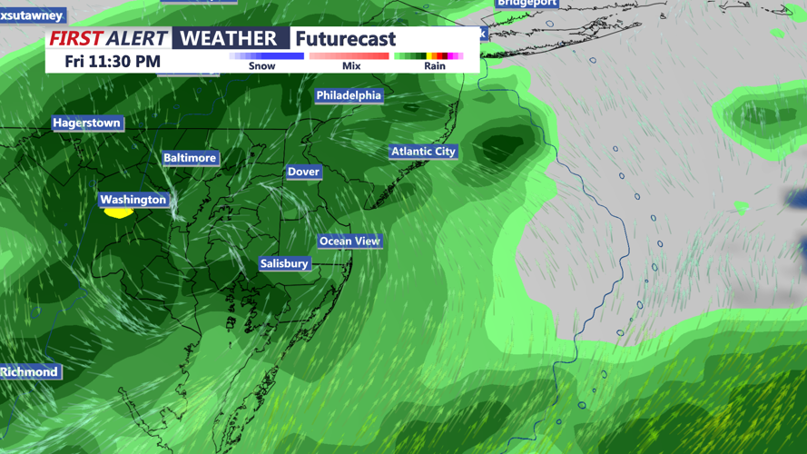 RAIN INTO WEEKEND