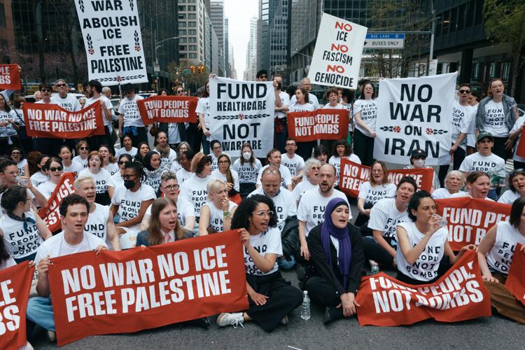 US NYC Protest Israel