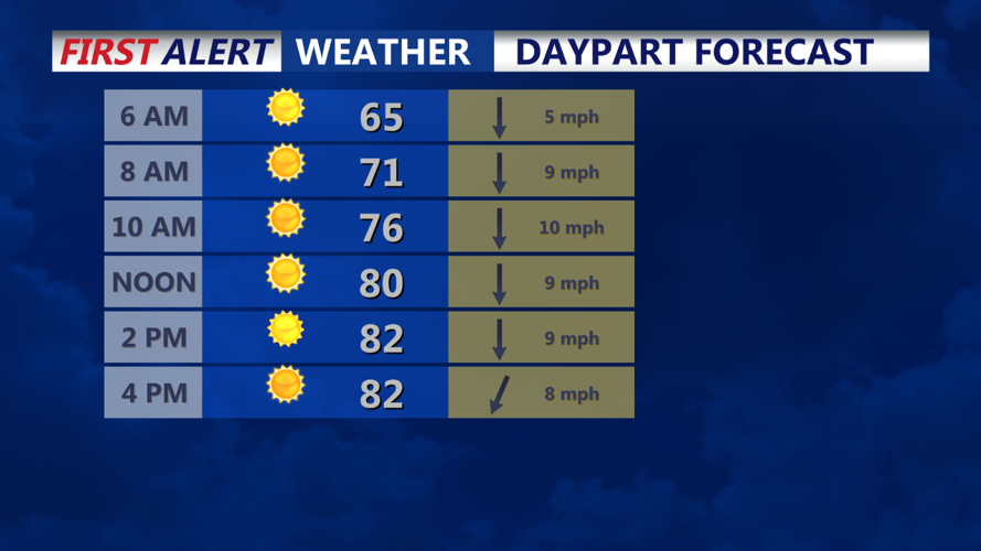 Daypart forecast