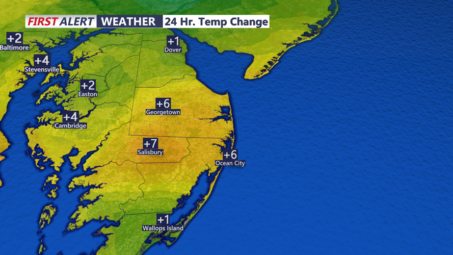 24 HOUR TEMP CHANGES