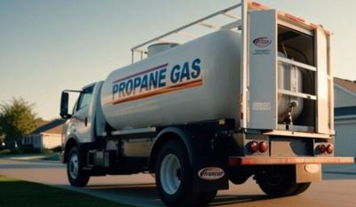 Propane Gas Truck