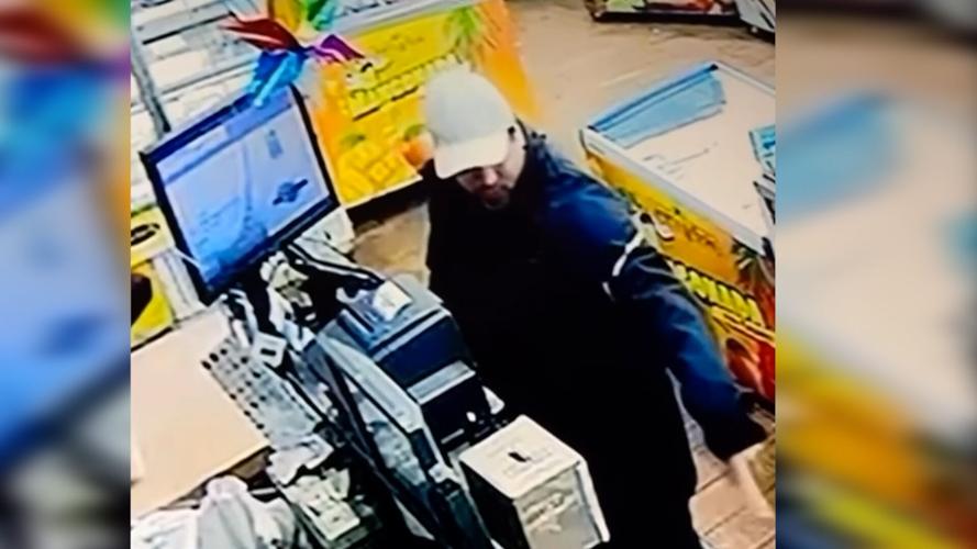 Suspect 1 in the El Mercado Market skimming device scam in Georgetown