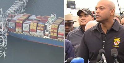 Maryland Governor Wes Moore Key Bridge Collapse Update