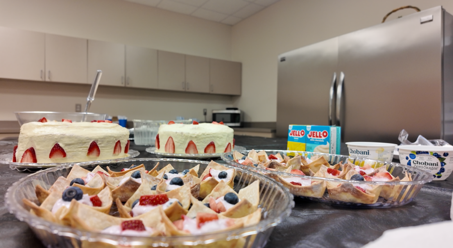 Participants get to take home recipes that they learn in the lesson.