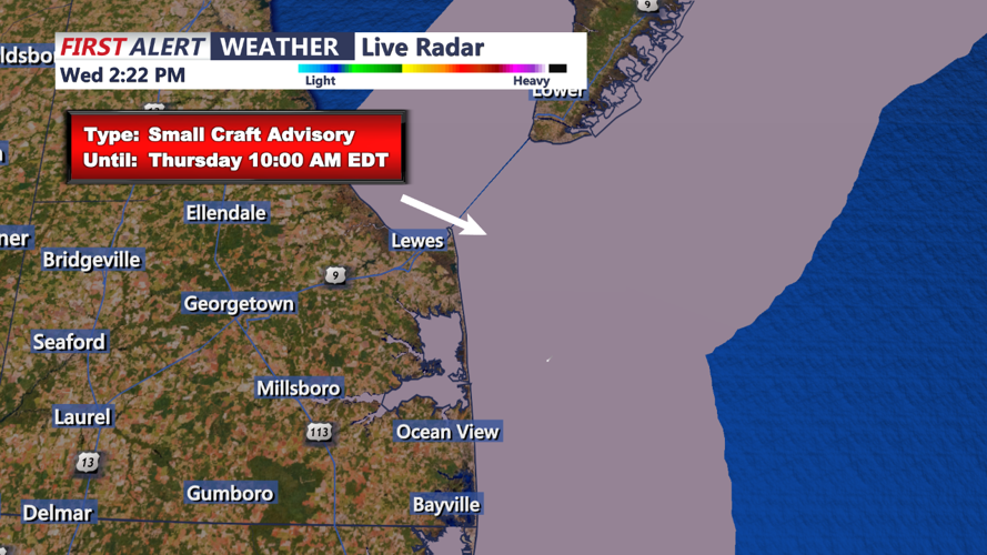 SMALL CRAFT ADVISORY - SUSSEX