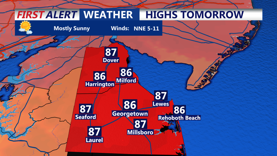 HIGHS TOMORROW LEWES