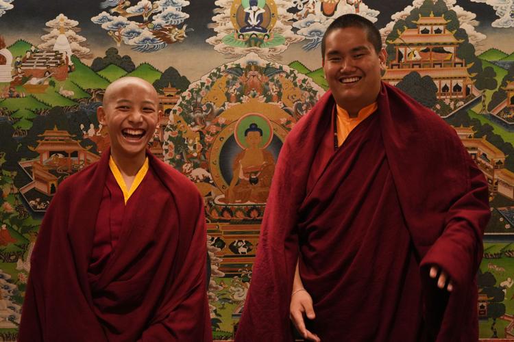 Teenage Buddhist Lama