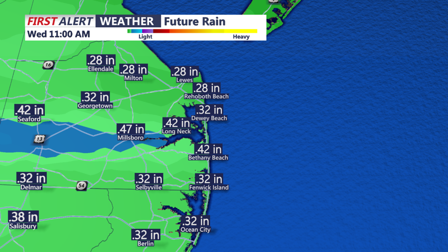 FUTURE RAIN (ON WEDNESDAY)