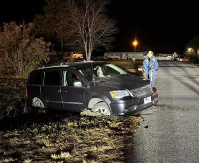 Minivan accident