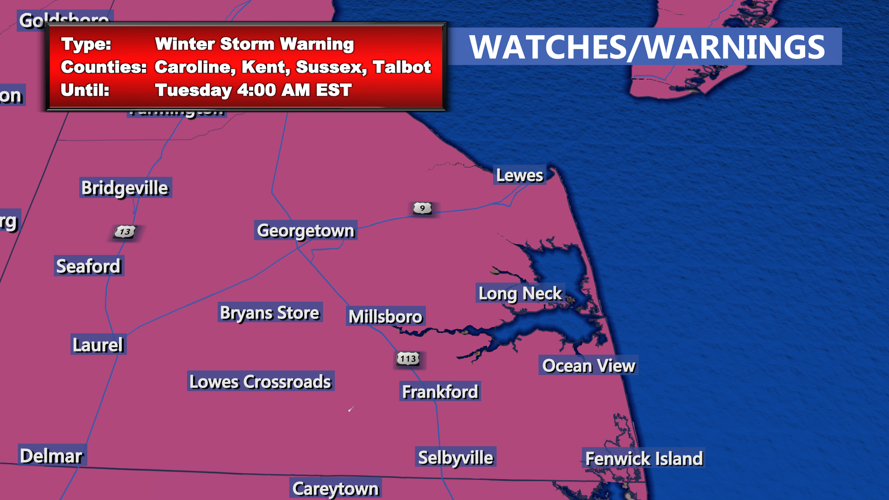WINTER STORM WARNING - SUSSEX COUNTY