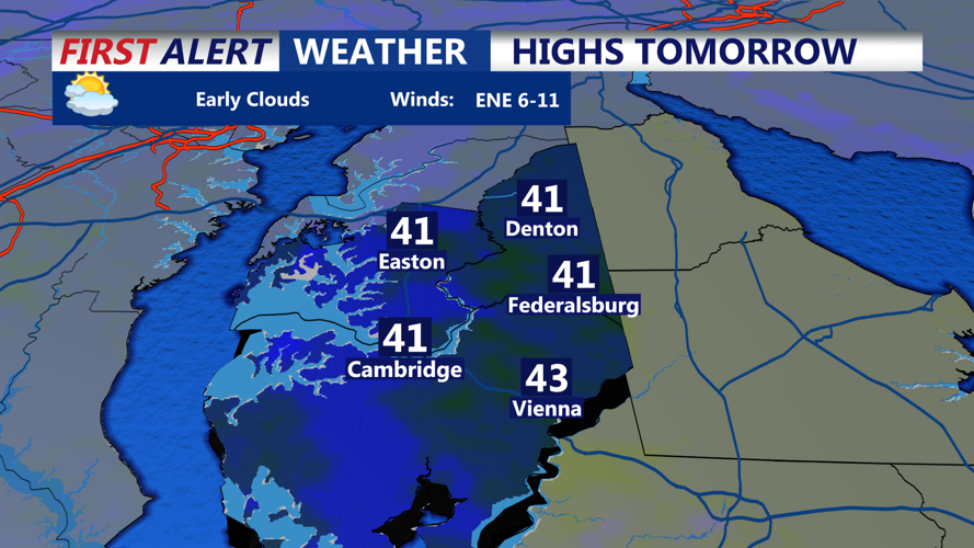 HIGHS TOMORROW - CAMBRIDGE