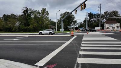 An image of the new light and road 