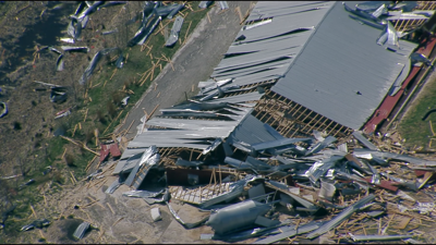 Community Comes Together To Clean Up After Tornado