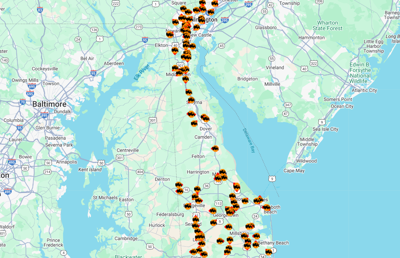 DelDOT snow plow tracker