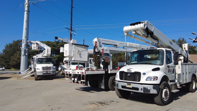 Utility work for road realignment brings scheduled power outage