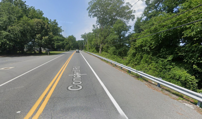Concord Road between Brickyard Road and Meadow Drive