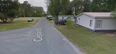 The street view of Cedar Drive.