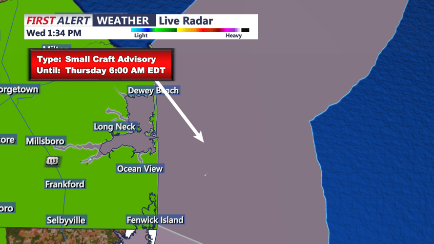 SMALL CRAFT ADVISORY - SUSSEX
