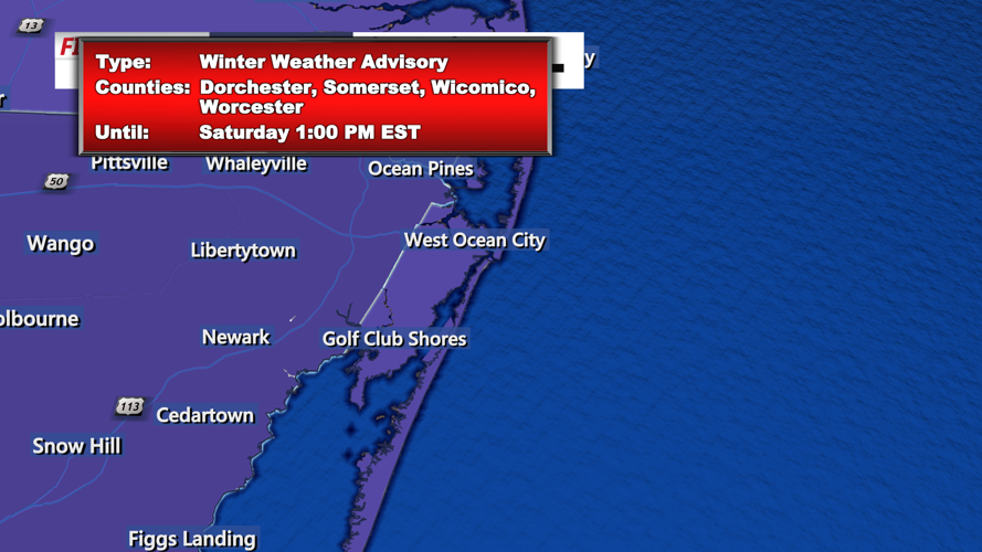 WINTER WEATHER ADVISORY - OCEAN CITY