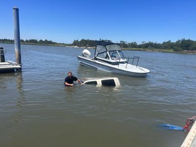 Truck in Water