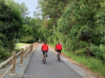 Lewes-Georgetown Trail bikers