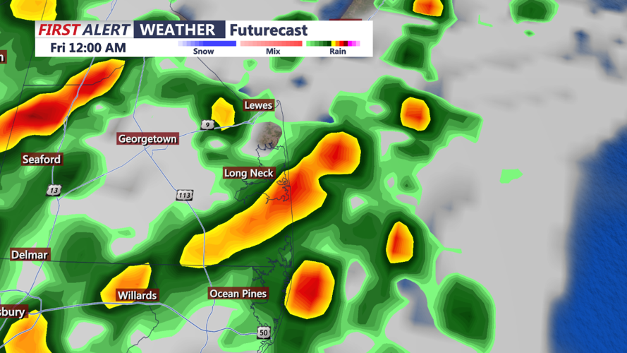 HRRR Model Run 2:00am Friday morning