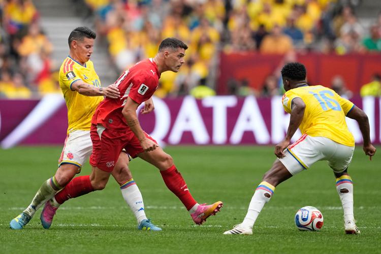 Colombia Switzerland WCup Soccer