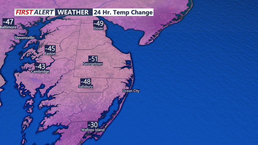 24 HOUR TEMPERATURE CHANGE