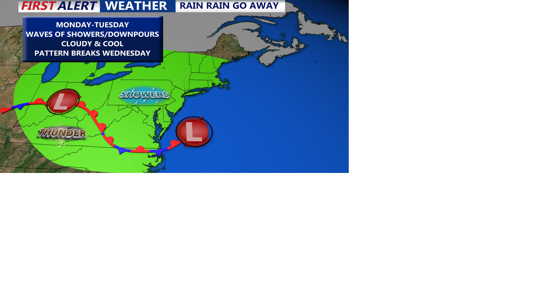 Week starts dreary, then summer heat, and threat for storms | Weather ...