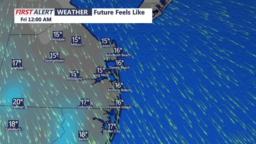 FUTURECAST WIND CHILLS SUSSEX