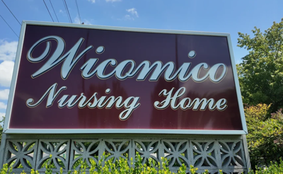 The sign of the Wicomico Nursing Home, that operation has been the center of controversy for several weeks.
