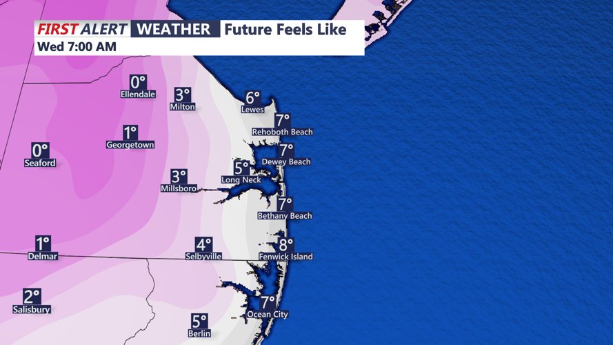 Subzero Wind Chills Possible Wednesday Morning