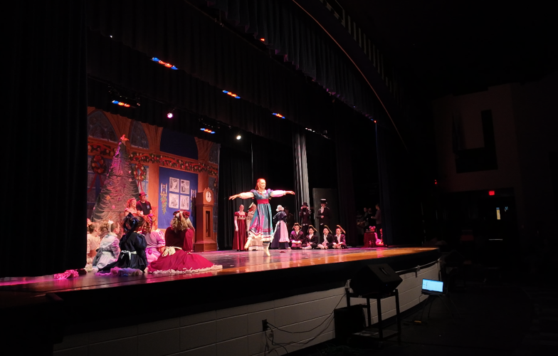 Rehearsal for TADA School of Dance show