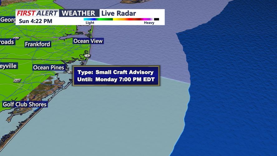 SMALL CRAFT ADVISORY - OCEAN CITY