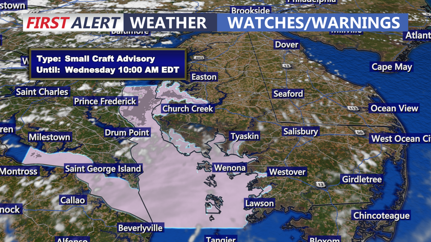 SMALL CRAFT ADVISORY - CAMBRIDGE