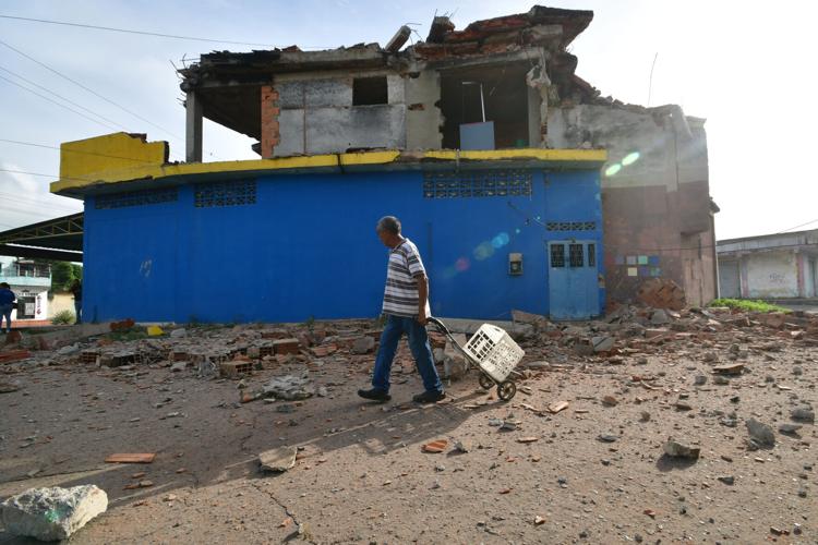 APTOPIX Venezuela Earthquake