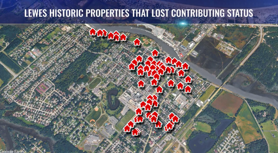 Properties that lost contributing status