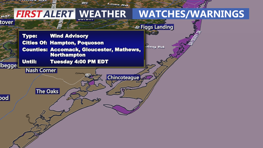 WIND ADVISORY CHINCOTEAGUE