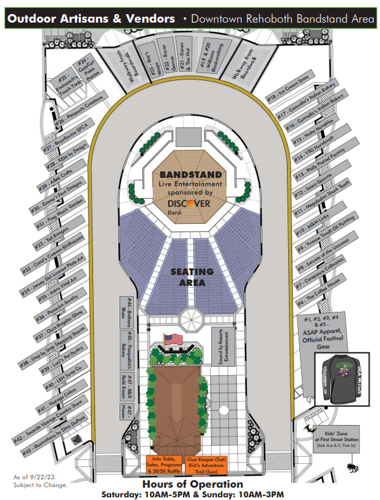 Outdoor artisans and vendors