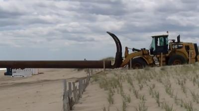 beach replenishment construction