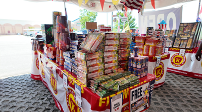 Firework stand
