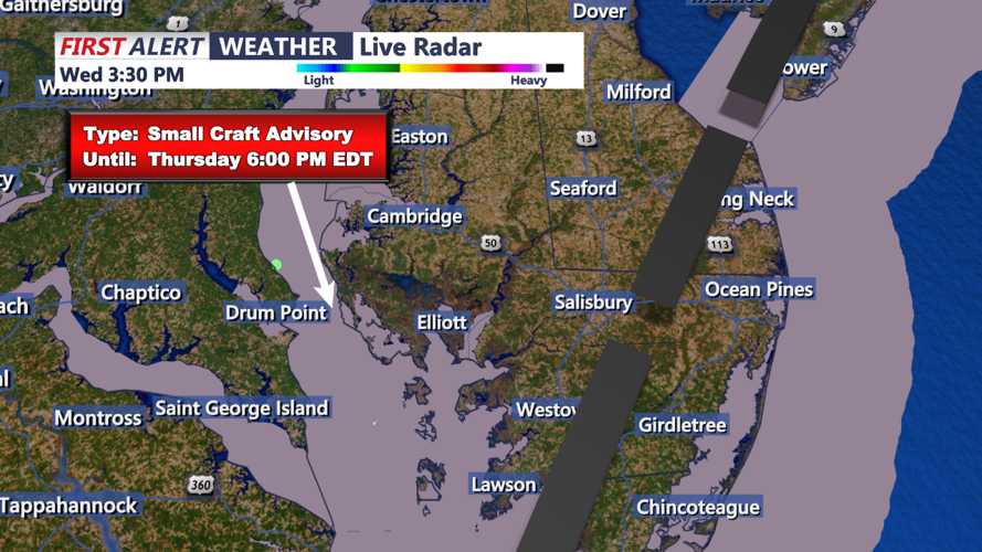 SMALL CRAFT ADVISORY - CAMBRIDGE