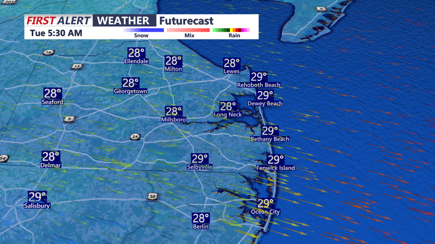 FUTURECAST WINDS SUSSEX