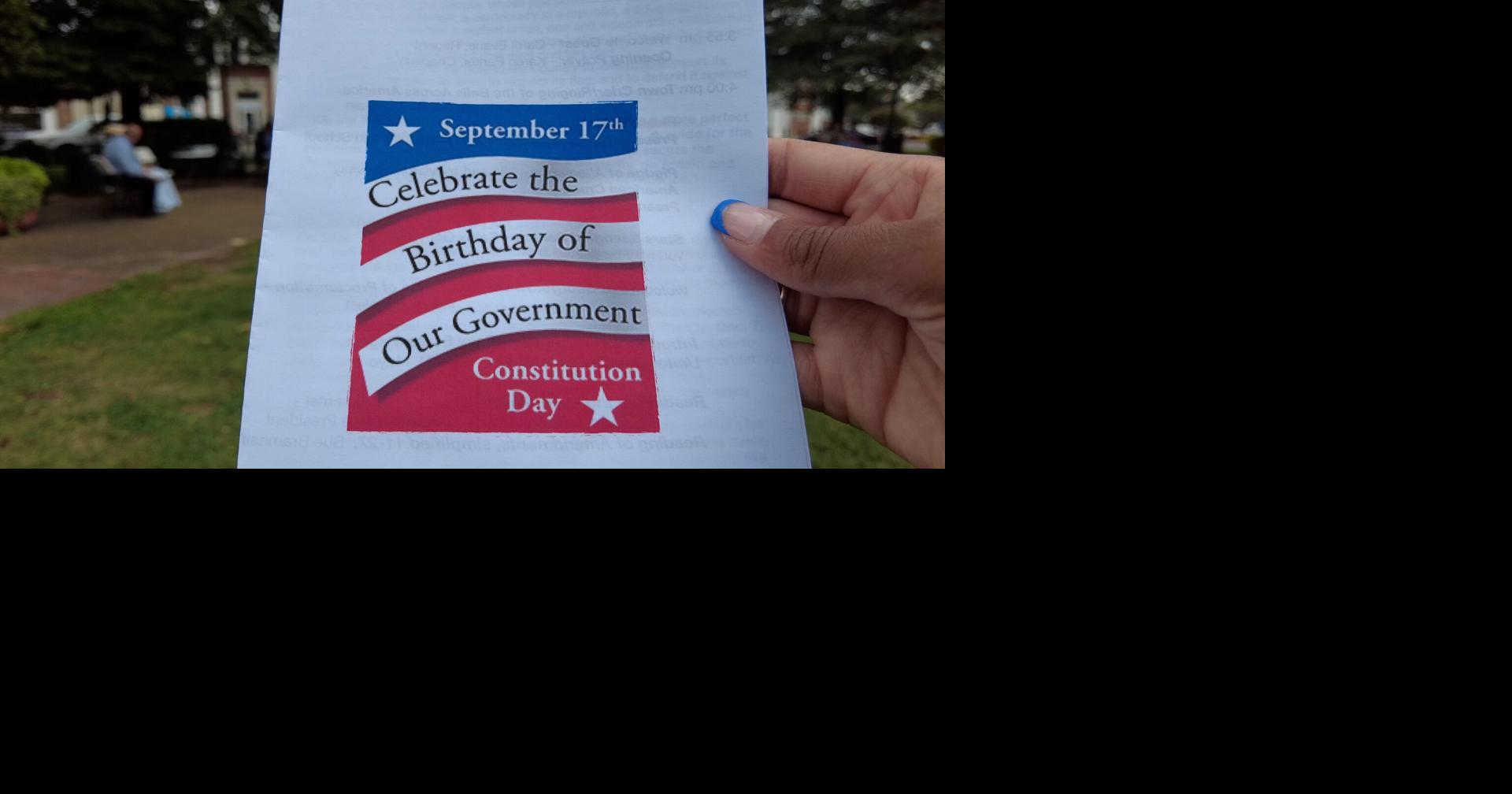 Constitution Day ceremony kicks off the start of Constitution week ...