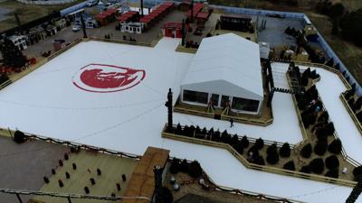 Gliding Through the Schellville Christmas Village