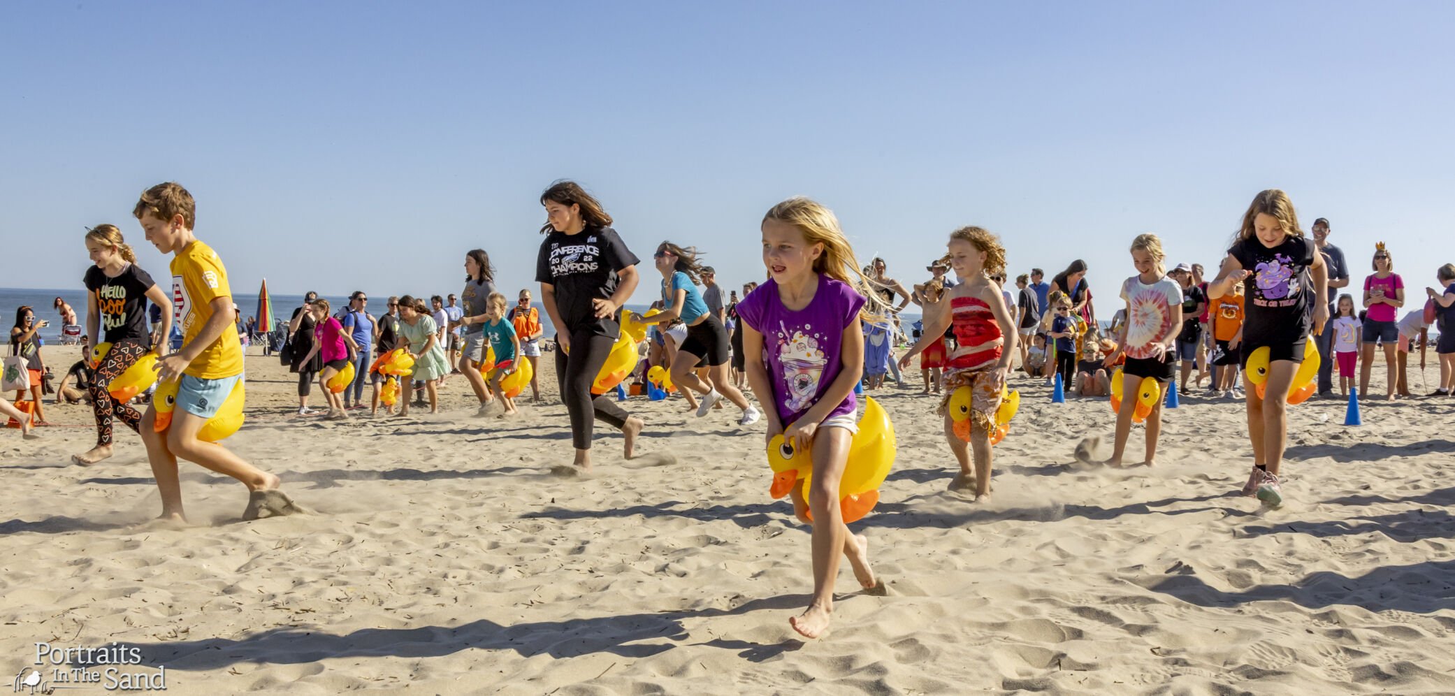 Kids on beach