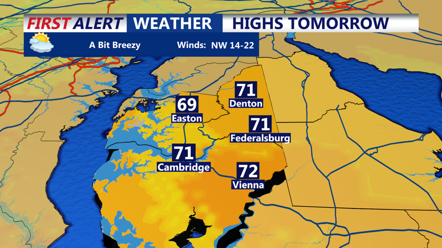 HIGHS TOMORROW CAMBRIDGE