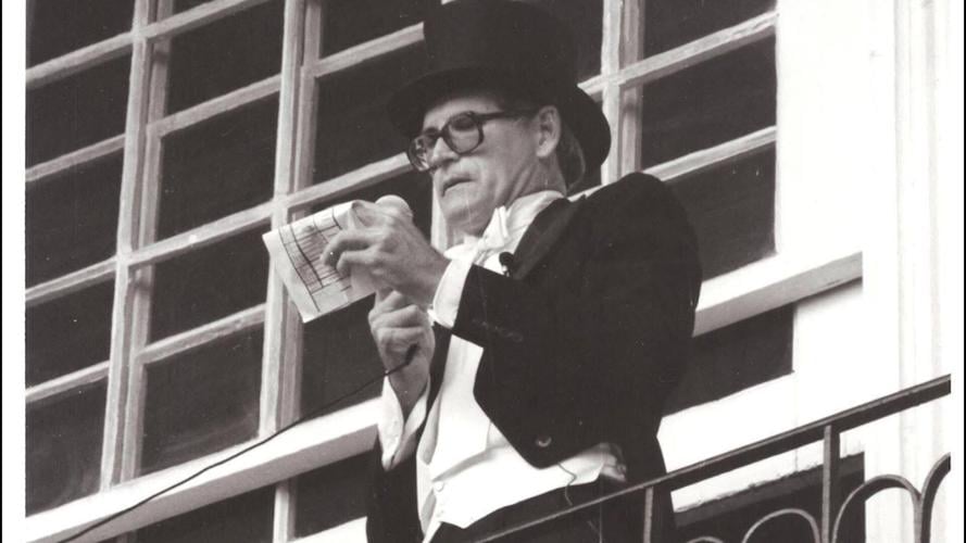 Ronald F. Dodd reading the returns of the election on Return Day